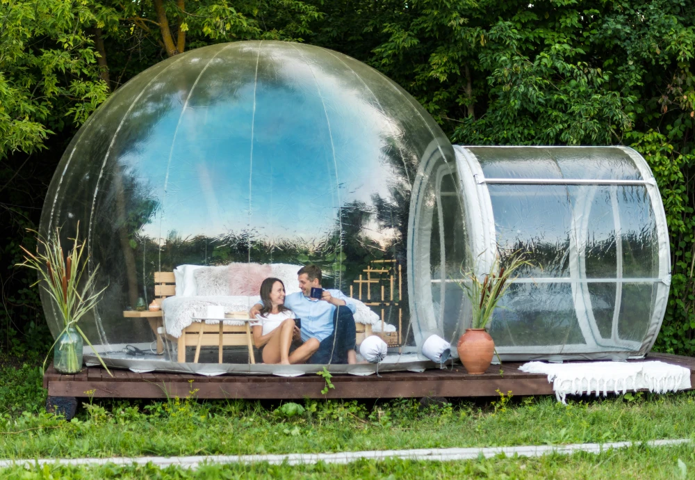 inflatable transparent bubble tent