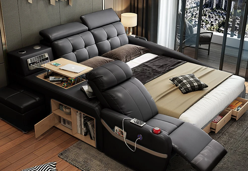 tech friendly multifunctional couch bed combo