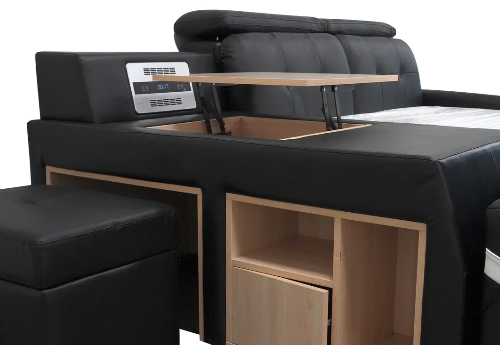 tech friendly multifunctional couch bed combo