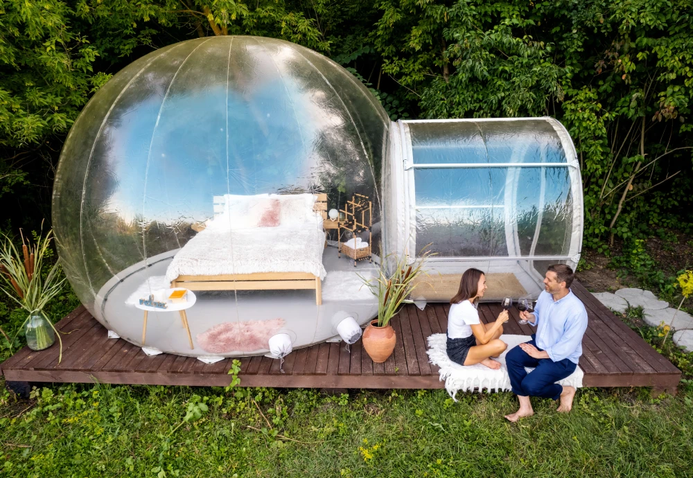 bubble tent party