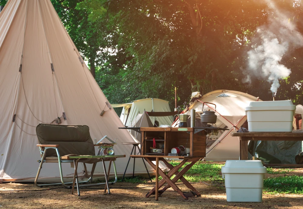 pyramid style tents